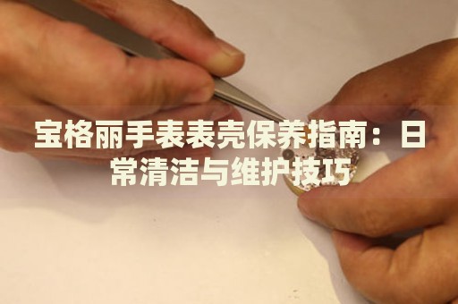 寶格麗手表表殼保養(yǎng)指南：日常清潔與維護(hù)技巧