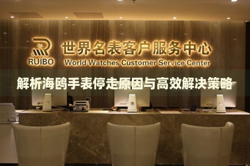 解析海鷗手表停走原因與高效解決策略