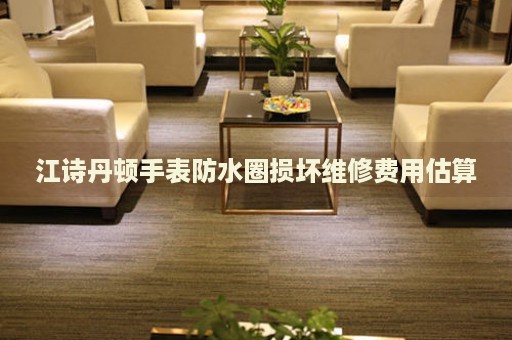 江詩丹頓手表防水圈損壞維修費(fèi)用估算