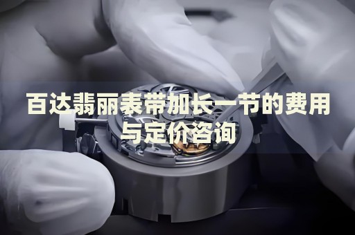 百達(dá)翡麗表帶加長(zhǎng)一節(jié)的費(fèi)用與定價(jià)咨詢