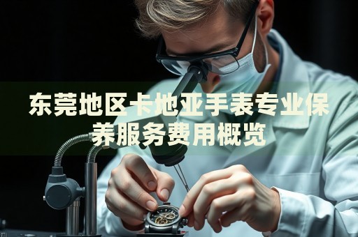 東莞地區(qū)卡地亞手表專業(yè)保養(yǎng)服務(wù)費用概覽