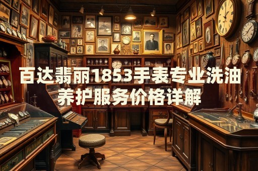 百達翡麗1853手表專業(yè)洗油養(yǎng)護服務(wù)價格詳解