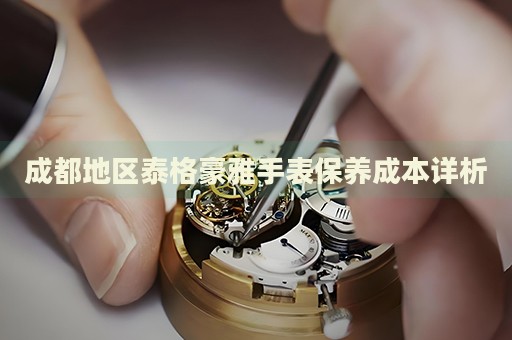 成都地區(qū)泰格豪雅手表保養(yǎng)成本詳析