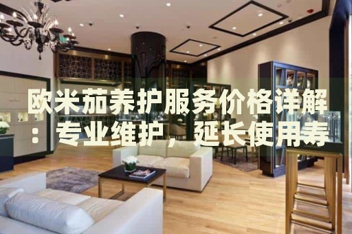 歐米茄養(yǎng)護服務價格詳解：專業(yè)維護，延長使用壽命