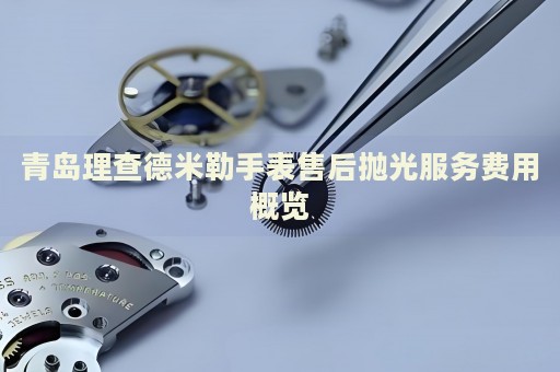青島理查德米勒手表售后拋光服務(wù)費用概覽