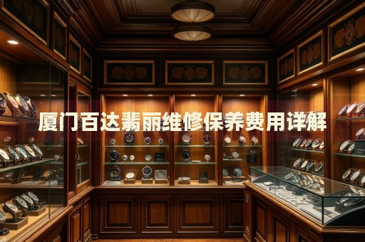 廈門百達翡麗維修保養(yǎng)費用詳解
