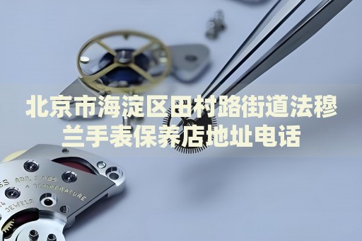 北京市海淀區(qū)田村路街道法穆蘭手表保養(yǎng)店地址電話